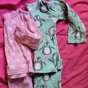 Girls 18 month long sleeve pajamas